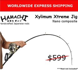 Hamachi Nano Jig Xtreme PE 5-13  50 - 130lb Japanese jigging rod Fishing O/HEAD