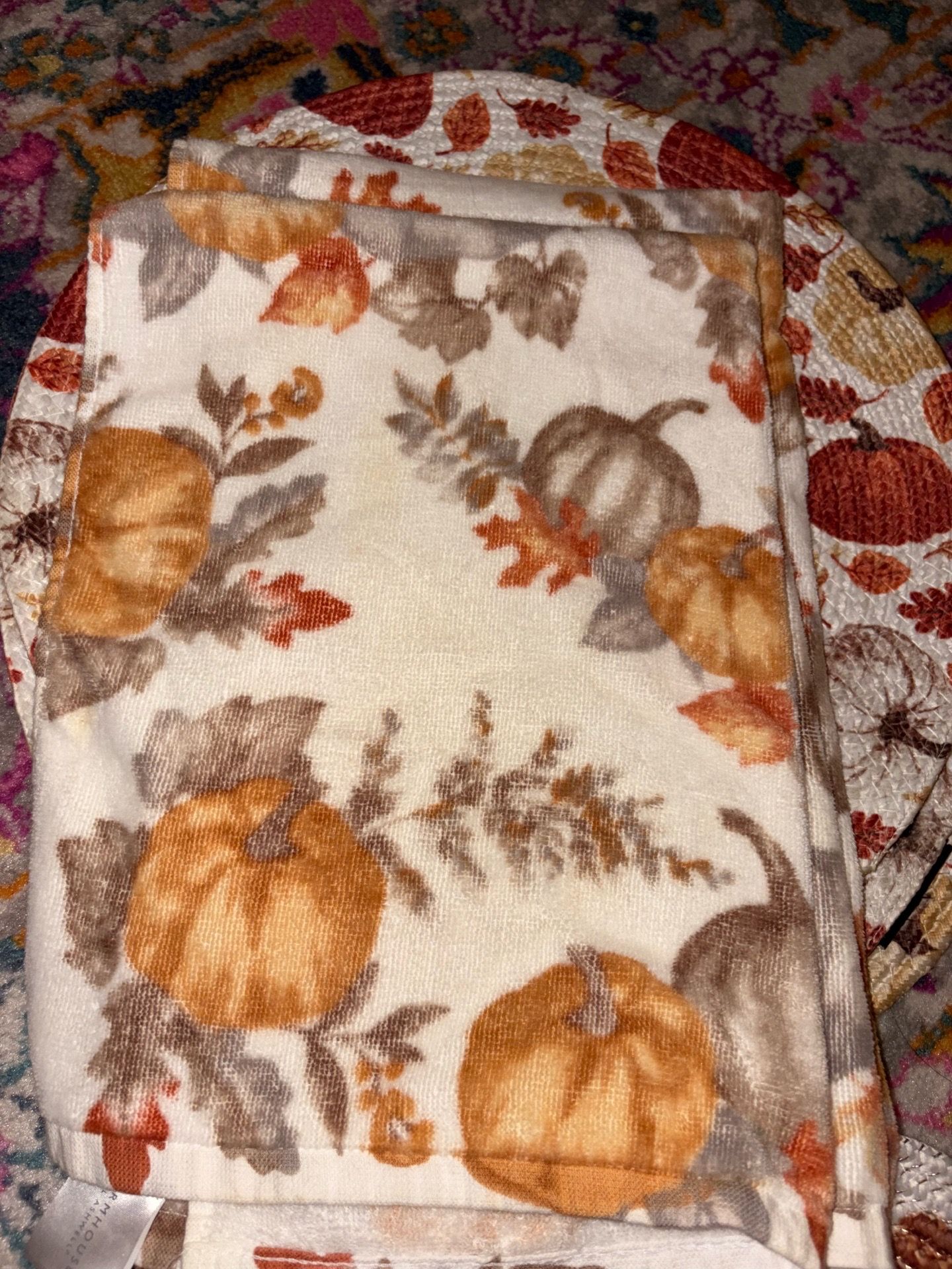 Homegoods Autumn Towel Set!