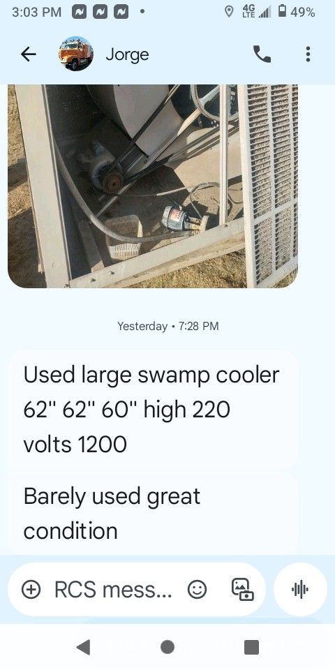 Big 220v Swamp Cooler