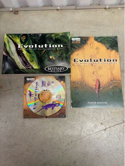 Evolution The Game of Intelligent Life PC 1997 Big Box tested video game vtg