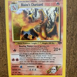 Blaine’s  Charizad Card