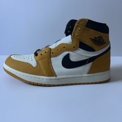 Air Jordan 1 High OG  Yellow Ochre Size 9.5