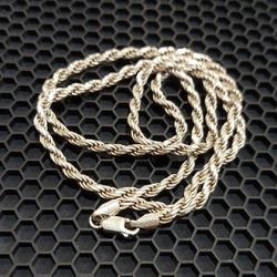 925 Diamond Cut Rope Chain 
