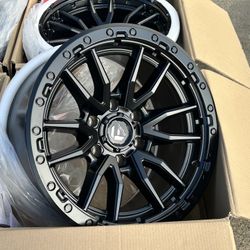 4X Fuel D679 Rebel 18x9 +1 Matte Black Wheel Rim 6x139.7 (QTY 4) D67918908450