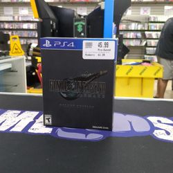 Final Fantasy Vii Remake Deluxe Ps4
