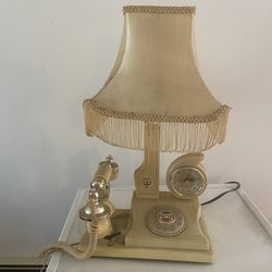 Antique Phone / Clock / Light $250