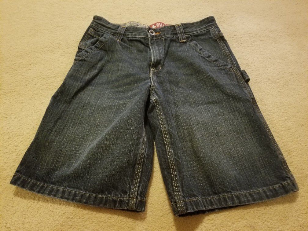 Preowned Size 12 Levis blue jean shorts boys