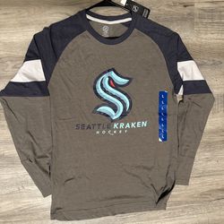 Seattle Kraken Baseball Style T-Shirt (S/M/L/XL)