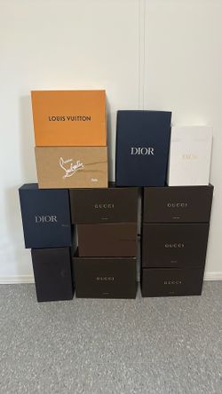 Cajas de zapatos de marca reusables usadas