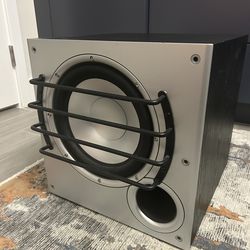 Polk Audio PSW10 powered subwoofer w custom grill