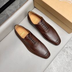 Christian Louboutin Men’s Leather Shoes With Box 2025 New 