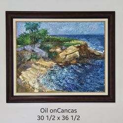 Original Oil Painting, La Jolla Cove