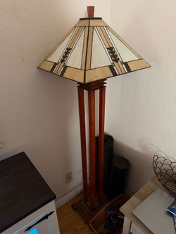 Table and floor lamp