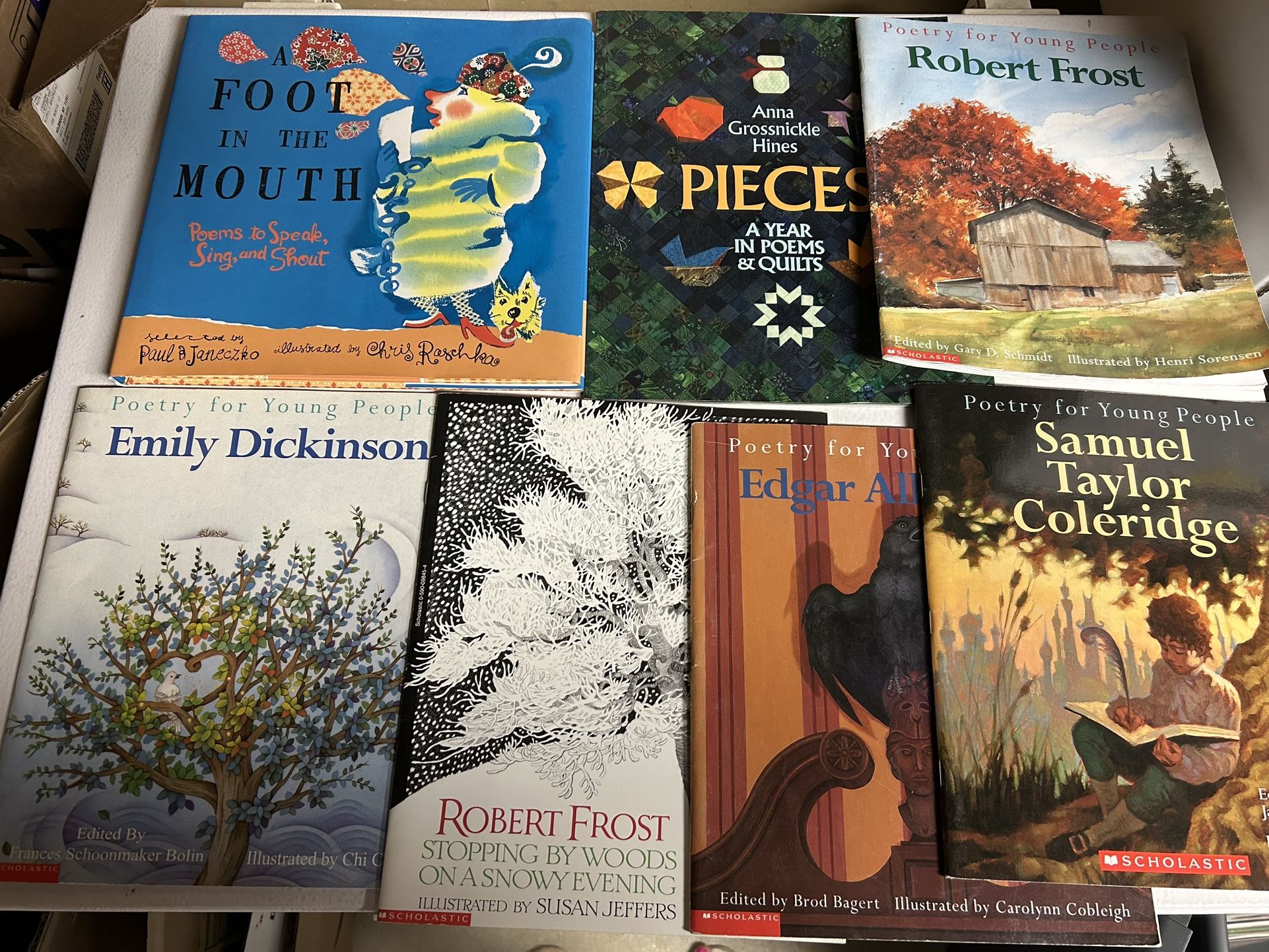Poetry books for kids bundle of 7