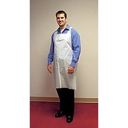 TIDI poly aprons 24”x42” package of 100
