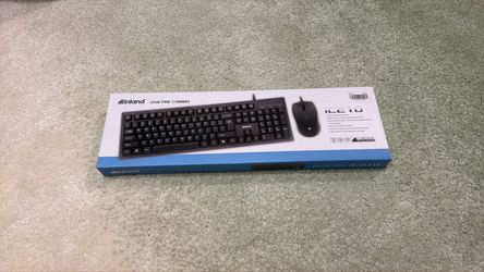 Wired keyboard & mouse combo