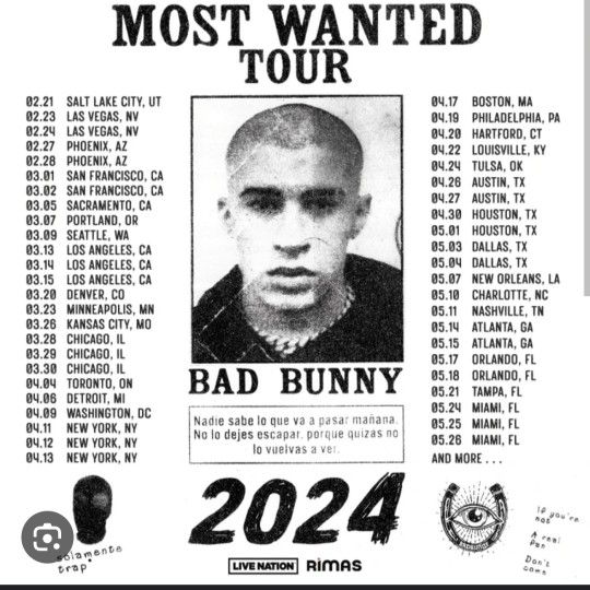 Bad Bunny Tickets