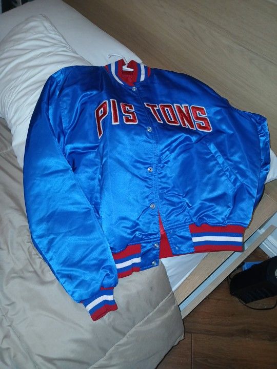 Pistons Starter Bomber Jacket
