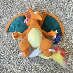 1998 Play by Play Charizard Plush NWT