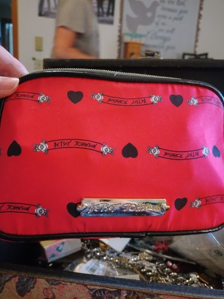Betsey Johnson Small Make Up Bag