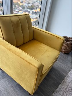 Yellow Arm Chair
