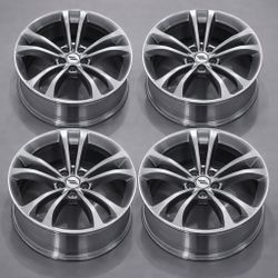 OEM Suzuki Alloy Wheels – Satin Silver – Set of 4 – Excellent Condition