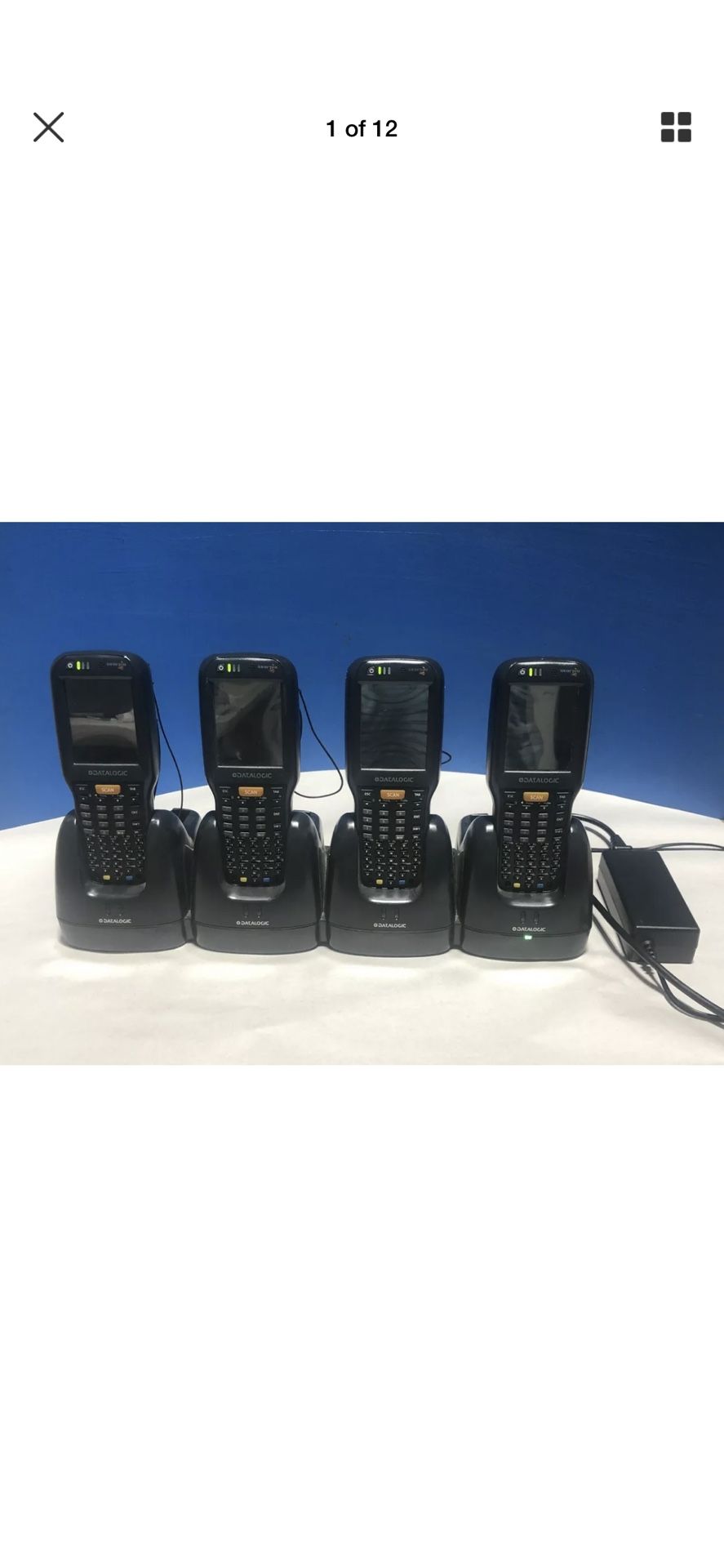 Datalogic Skorpio Scanner w/Trigger and docking Stations