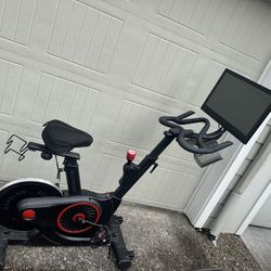 Echelon EX-5s Smart Connect Bike, 21.5 In Screen, Upgraded Gel Seat