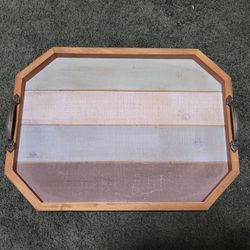 Decorative Wood Tray 