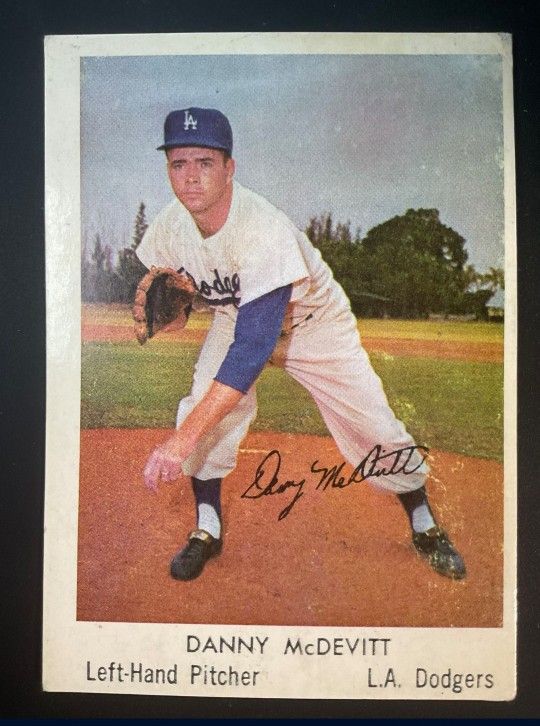 Danny McDevitt #3 (1960 Bell Brand Dodgers)