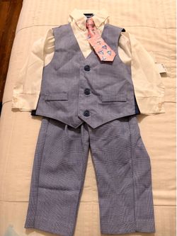 Nautica 4 Piece Pant Suit Set Toddler 24 Months