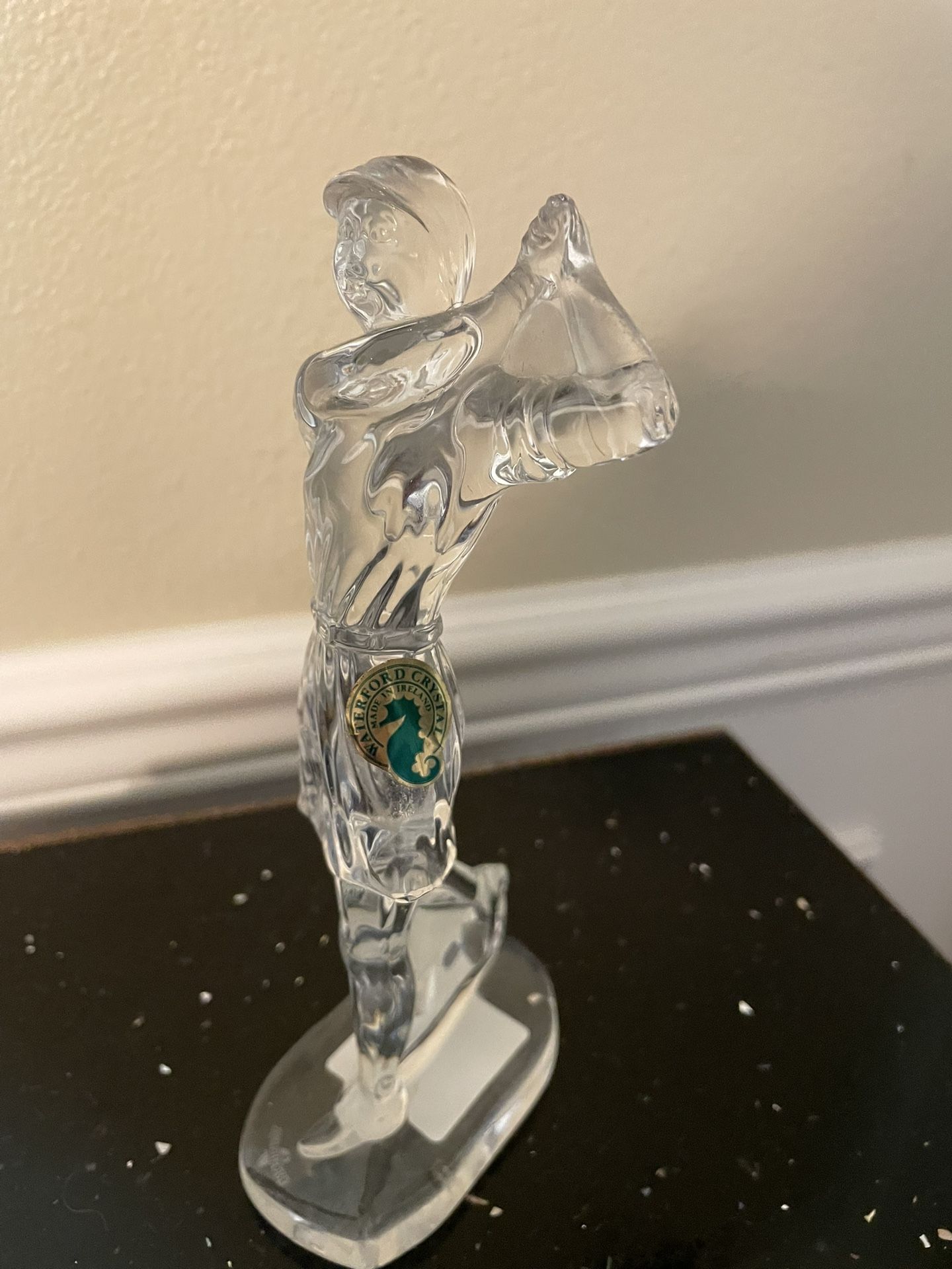 Waterford Crystal Lady Golfer Clear Figurine