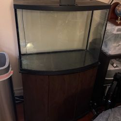 36 Gallon Bowed Fish Tank And Stand