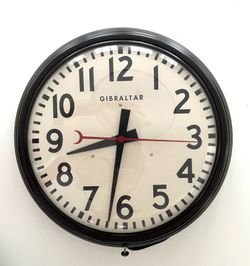 Vintage 15” Gibraltar Electric Wall Clock
