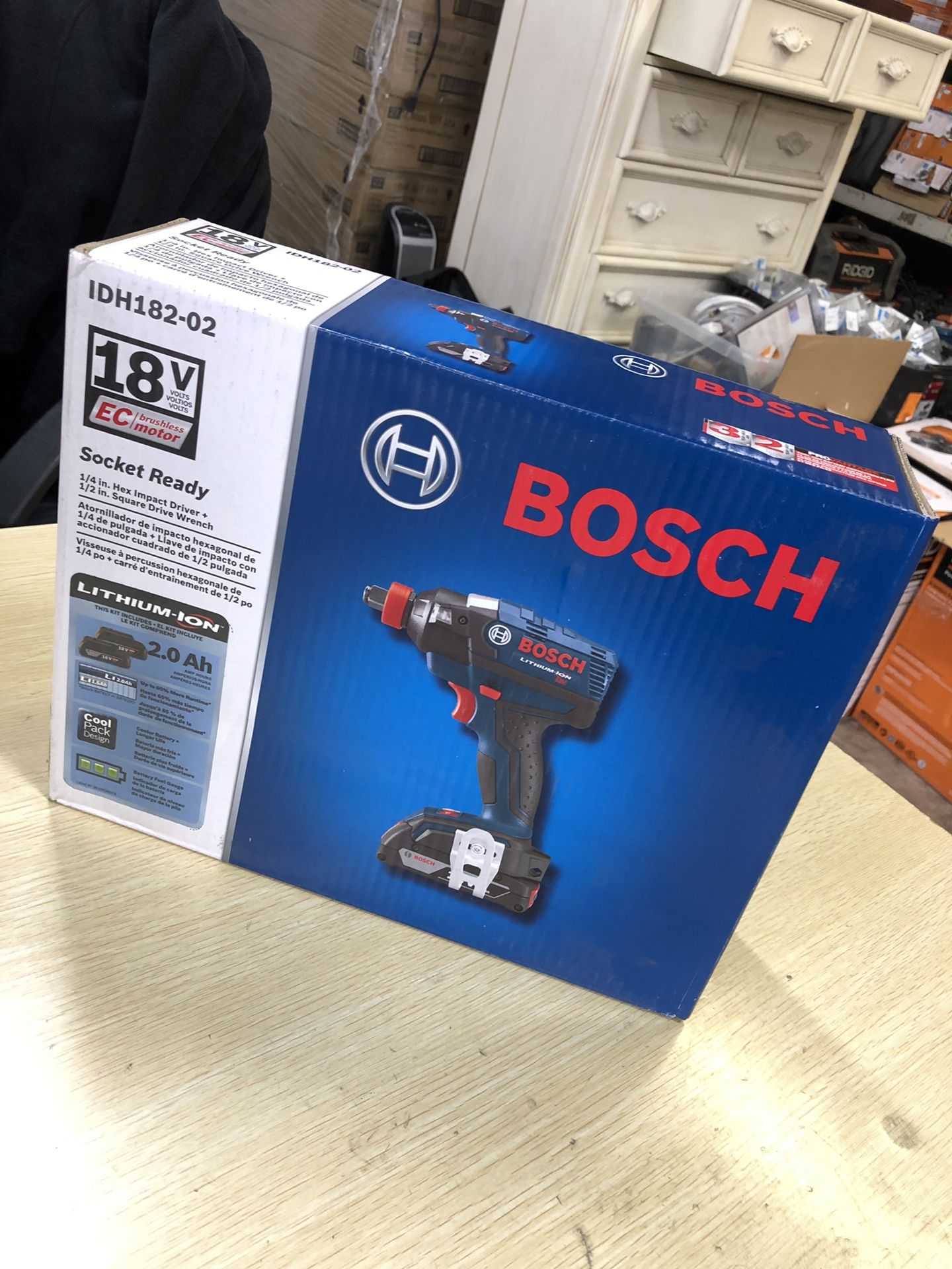 BRAND NEW !!! In box 📦 Bosch Freak 18-Volt Variable Speed Brushless Cordless Impact Driver