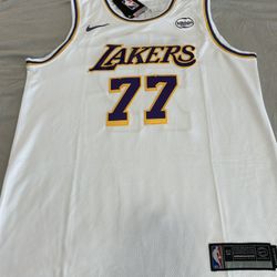 LAKERS LUKA JERSEYS SIZE MED LG XL XXL