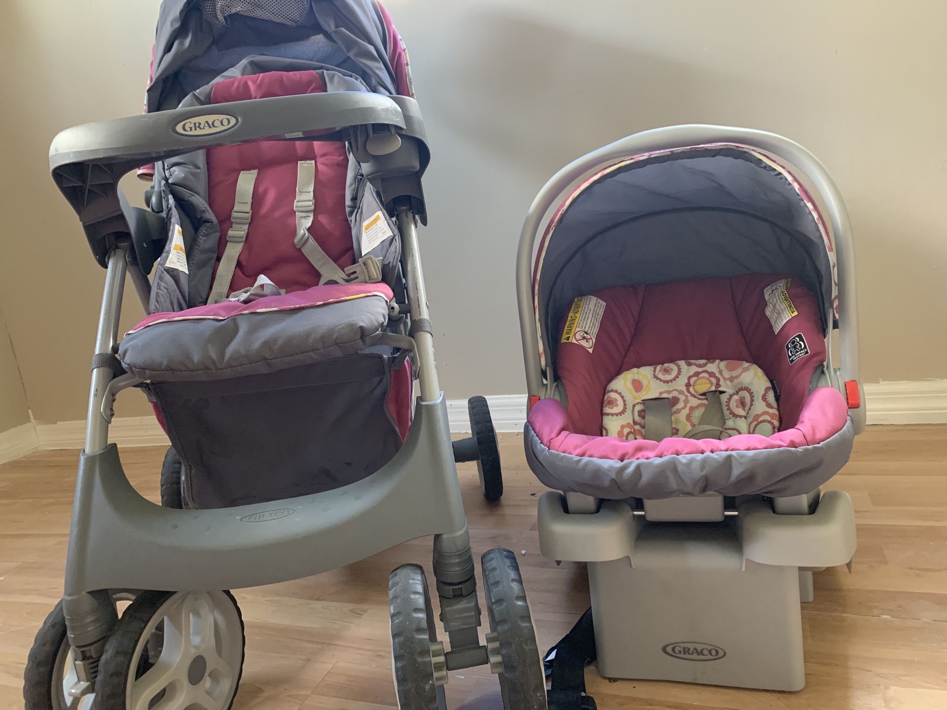 Graco car seat and stroller