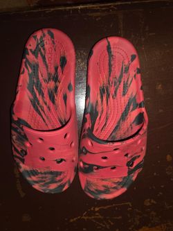 Red Croc Slides