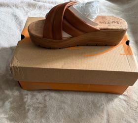 Korks Wedge Platform Slide Sandals