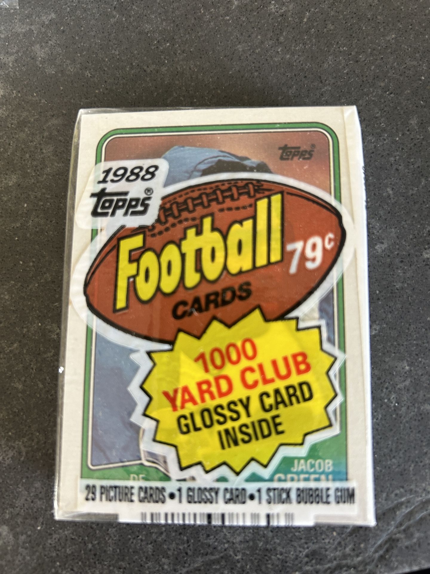 1988 Topps Football Cello Packs Sealed Packs Bo Jackson Rookie Year 