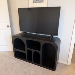 Modern Black TV Stand / Storage Cabinet