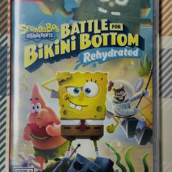 Spongebob Squarepants: Battle for Bikini Bottom Rehydrated -Switch - Tested I891