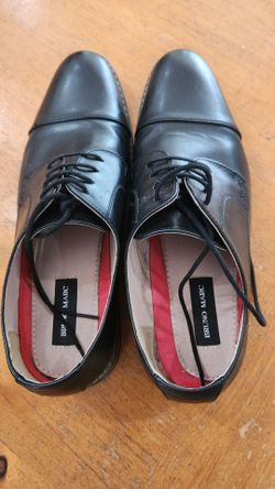 BRUNO MARC SIZE 13 MENS DRESS SHOES BLACK LIGHTLY USED