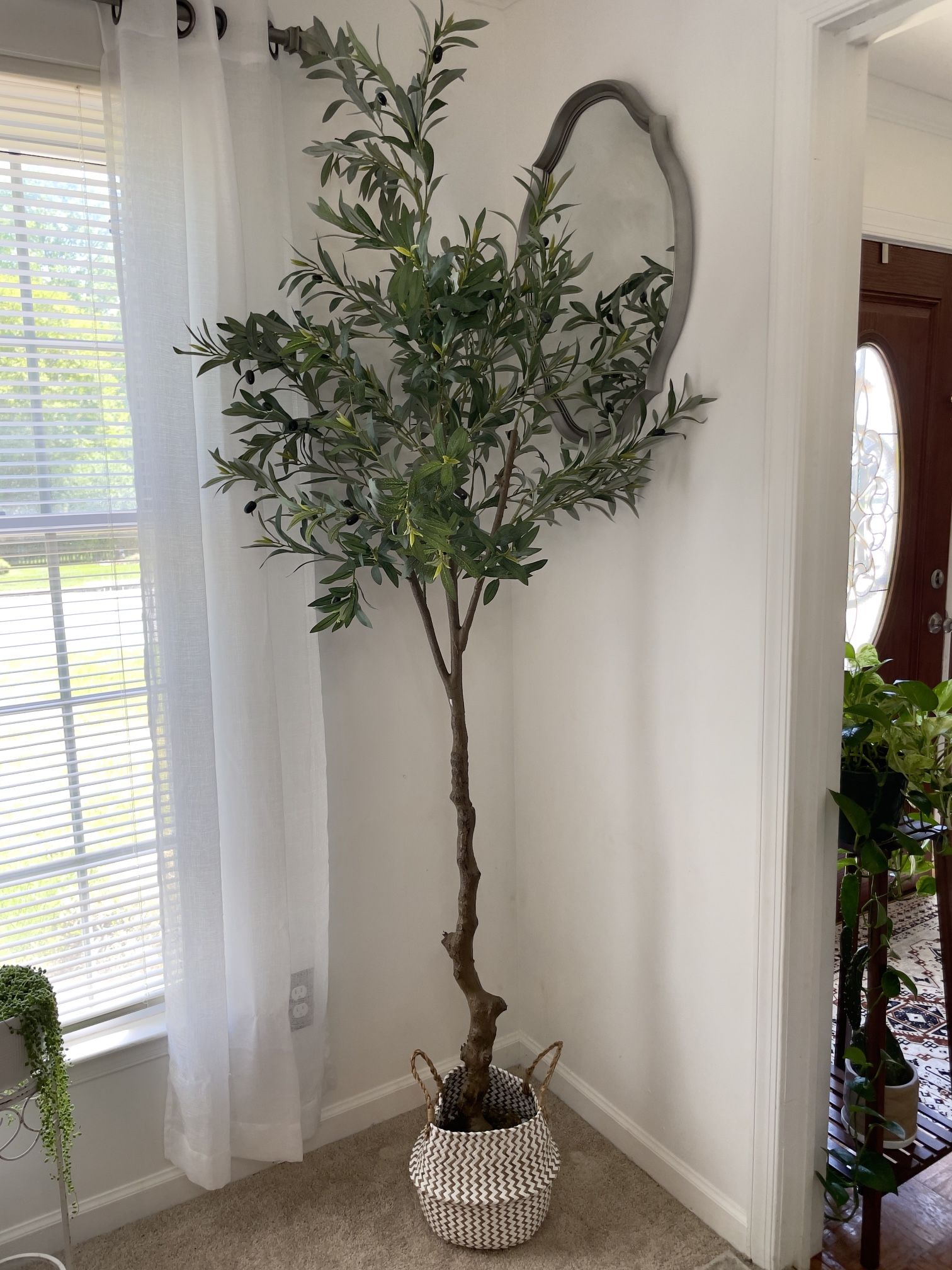 Beautiful Artificial 6 Ft Olive Tree 