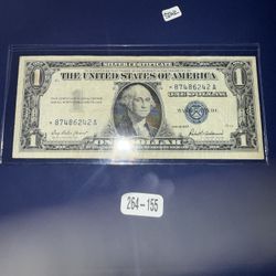 1957 $1 Silver Certificate Star Note