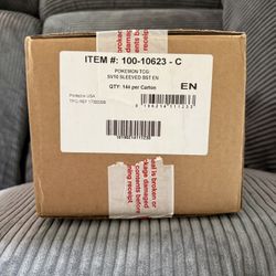 Pokemon Destined Rivals Sleeved Booster Case Sealed - SV10 144 Count. 