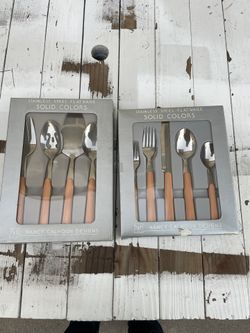 Vintage Nancy Calhoun stainless steel flatware set