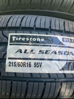 new Firestone tires nuevas llantas 215-60-16