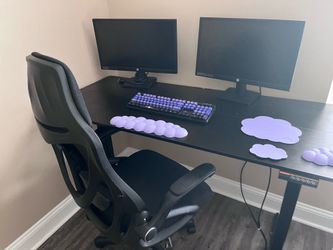 Black Electric Standing Desk