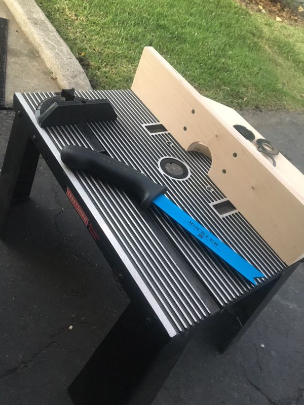 Craftsman router table with fence for Sale in San Clemente, CA OfferUp